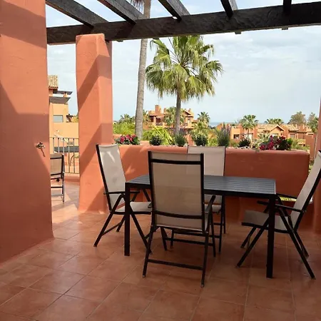 Marbella Seaview Penthouse , Terrace, Pools & Walk To The Estepona